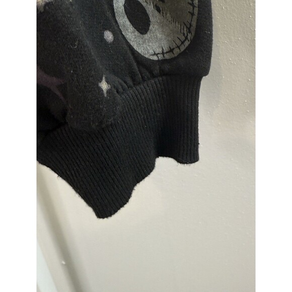 Jack & Sally Crewneck Sweatshirt Disney Halloween Gothic Tim Burton Kids L - Picture 4 of 7